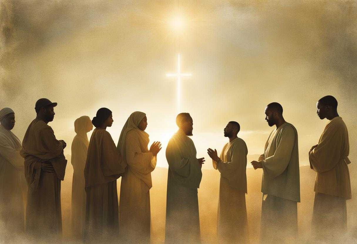 A-diverse-group-prays-together-faces-aglow-in-soft-light-radiating-unity-hope-and-purpose_gqmw